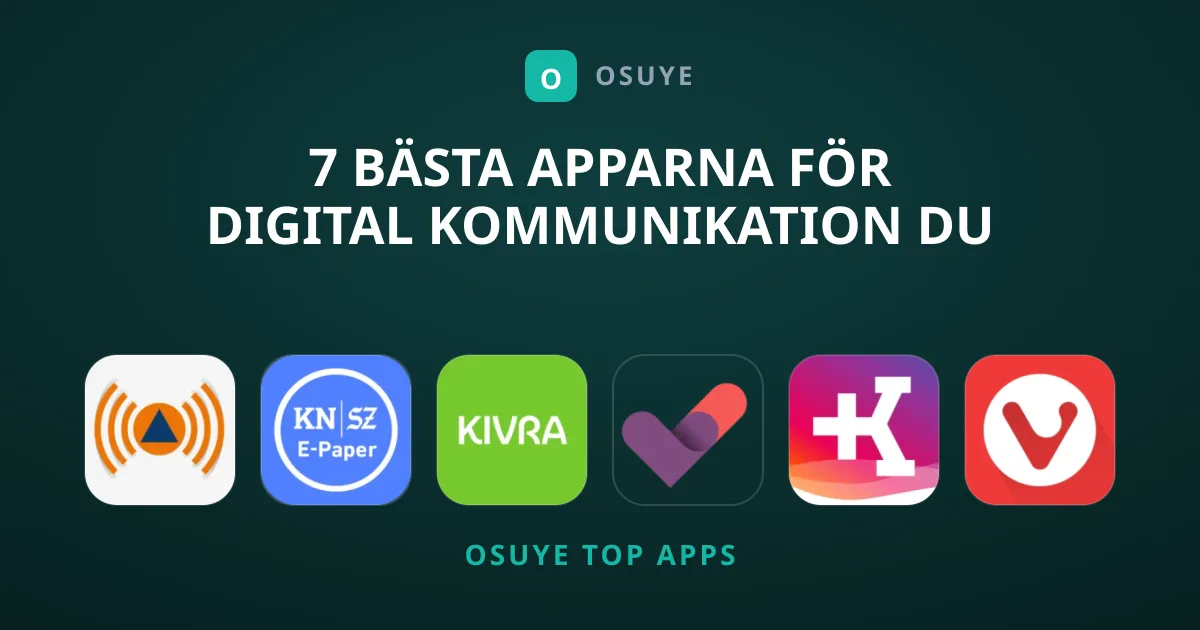 7 bästa apparna för digital kommunikation du behöver